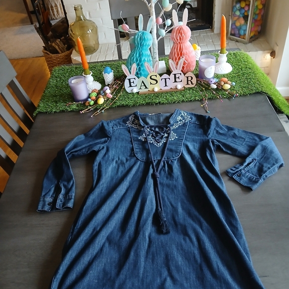 Judy Blue Denim Dress Nwot Size S - Picture 2 of 4